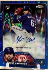 Anderson Espinoza [Blue RayWave] #RA-AE Baseball Cards 2023 Topps Chrome Rookie Autographs Prices
