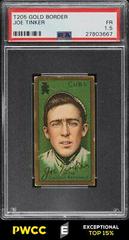 Joe Tinker Baseball Cards 1911 T205 Gold Border Prices