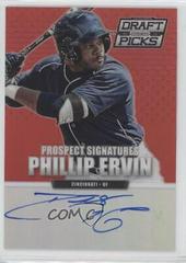 Phillip Ervin [Red Prizm] #27 Baseball Cards 2013 Panini Prizm Perennial Draft Picks Prospect Signatures Prices