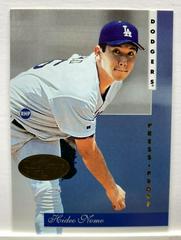 Hideo Nomo [Platinum Press Proof] #51 Baseball Cards 1996 Leaf Signature Prices
