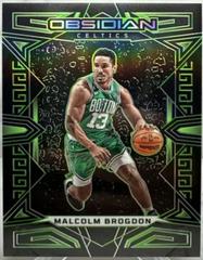 Malcolm Brogdon [Green] Basketball Cards 2022 Panini Obsidian Prices