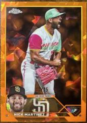 Nick Martinez [Orange] #USCS10 Baseball Cards 2023 Topps Chrome Update Sapphire Prices