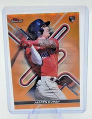 Jarren Duran [Orange] Baseball Cards 2022 Topps Finest Prices