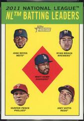 NL Batting Leaders #1 Baseball Cards 2012 Topps Heritage Prices