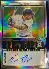 Tim Lopes [Holo] #RET-TI Baseball Cards 2021 Panini Donruss Optic Retro Signature Series Prices