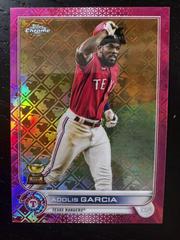 Adolis Garcia [Pink] #96 Baseball Cards 2022 Topps Chrome Logofractor Prices