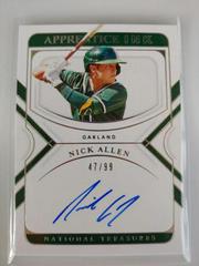 Nick Allen Baseball Cards 2022 Panini National Treasures Apprentice Ink Autographs Prices
