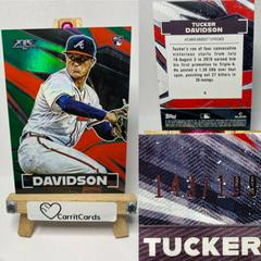 Tucker Davidson [Green] #6 Baseball Cards 2021 Topps Fire Prices