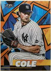 Gerrit Cole [Orange] #115 Baseball Cards 2021 Topps Fire Prices