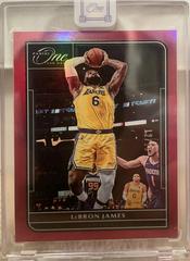 LeBron James [Red] #18 Basketball Cards 2021 Panini One and One Prices