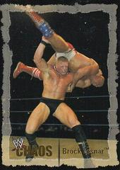 Brock Lesnar [Gold] Wrestling Cards 2004 Fleer WWE Chaos Prices