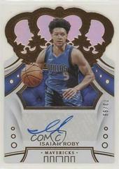 Isaiah Roby #CR-IRB Basketball Cards 2019 Panini Crown Royale Rookie Autographs Prices