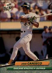 Jose Canseco #110 Baseball Cards 1992 Ultra Prices