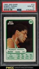 Robert Parish Perforated Basketball Cards 1985 Jms Game Prices