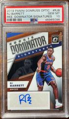 RJ Barrett Basketball Cards 2019 Panini Donruss Optic Rookie Dominator Signatures Prices
