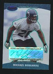 Michael Boulware [Autograph Green] Football Cards 2004 Bowman's Best Prices