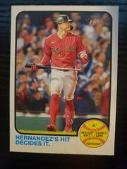Enrique Hernandez #201 Baseball Cards 2022 Topps Heritage Prices