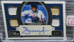 Andruw Jones Baseball Cards 2022 Panini Three and Two Quad Jersey Autographs Prices