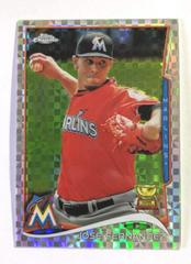 Jose Fernandez [Pitching Xfractor] Baseball Cards 2014 Topps Chrome Prices