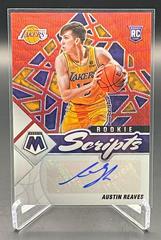 Austin Reaves [Red Wave] #RS-ARV Basketball Cards 2021 Panini Mosaic Rookie Scripts Autographs Prices