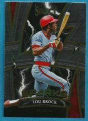 Lou Brock #SP8 Baseball Cards 2022 Panini Select Sparks Prices