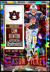 Cam Newton [Cracked Ice] Football Cards 2016 Panini Contenders Draft Picks Prices