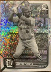 Albert Pujols [Black & White Mini Diamond] #28 Baseball Cards 2022 Bowman Chrome Prices