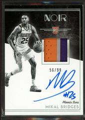 Mikal Bridges [Patch Autograph] Basketball Cards 2018 Panini Noir Prices