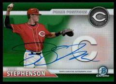 Tyler Stephenson [Green Refractor] Baseball Cards 2016 Bowman Chrome Prime Position Autograph Prices