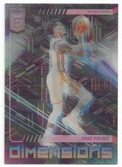 Trae Young Basketball Cards 2022 Panini Donruss Elite Dimensions Prices