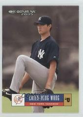 Chien-Ming Wang #268 Baseball Cards 2005 Donruss Prices
