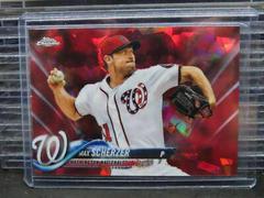 Max Scherzer [Red] #629 Baseball Cards 2018 Topps Chrome Sapphire Prices