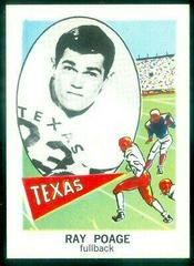 Ray Poage #132 Football Cards 1961 NU Card Prices
