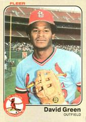 David Green #6 Baseball Cards 1983 Fleer Prices