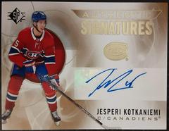 Jesperi Kotkaniemi #AS-JK Hockey Cards 2020 SP Authentic Signatures Prices