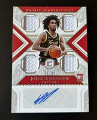 Justin Champagnie Basketball Cards 2021 Panini Chronicles Rookie Cornerstones Autographs Prices