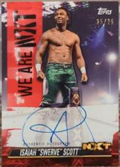 Isaiah 'Swerve' Scott [Red] Wrestling Cards 2021 Topps WWE We Are NXT Autographs Prices