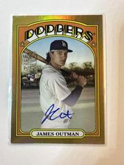James Outman [Gold] Baseball Cards 2023 Topps Archives 1972 Fan Favorites Autographs Prices
