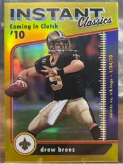 Drew Brees [Gold] Football Cards 2022 Panini Classics Instant Prices