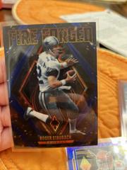 Roger Staubach [Blue] Football Cards 2022 Panini Phoenix Fire Forged Prices