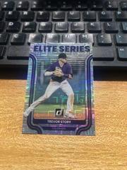 Trevor Story [Vector] #ES-8 Baseball Cards 2022 Panini Donruss Elite Series Prices