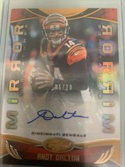 Andy Dalton [Gold] #MI-AD Football Cards 2019 Panini Certified Mirror Signatures Prices