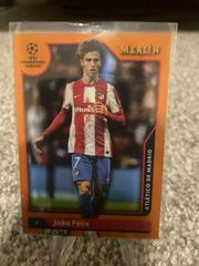 Joao Felix [Orange Mojo] Soccer Cards 2021 Topps Merlin Chrome UEFA Prices