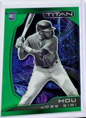 Jose Siri [Green] #14 Baseball Cards 2022 Panini Chronicles Titan Prices