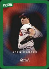 Greg Maddux [Green] Baseball Cards 2003 Upper Deck Victory Prices