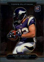 Toby Gerhart #28 Football Cards 2010 Topps Platinum Prices