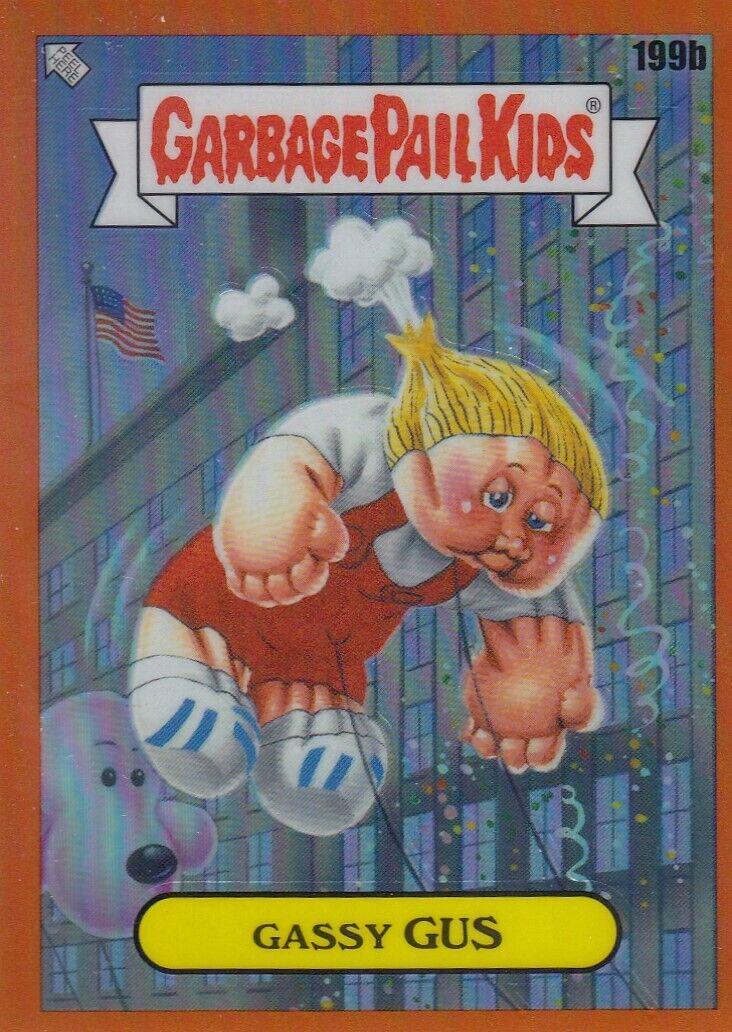 Gassy GUS [Orange Refractor] #199b 2022 Garbage Pail Kids Chrome