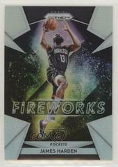 James Harden [Silver Prizm] Basketball Cards 2018 Panini Prizm Fireworks Prices