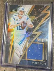 Jared Goff [White] #SP-39 Football Cards 2022 Panini Select Sparks Relics Prices