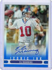 Eli Manning [Blue] #II-EM Football Cards 2022 Panini Absolute Iconic Ink Autographs Prices